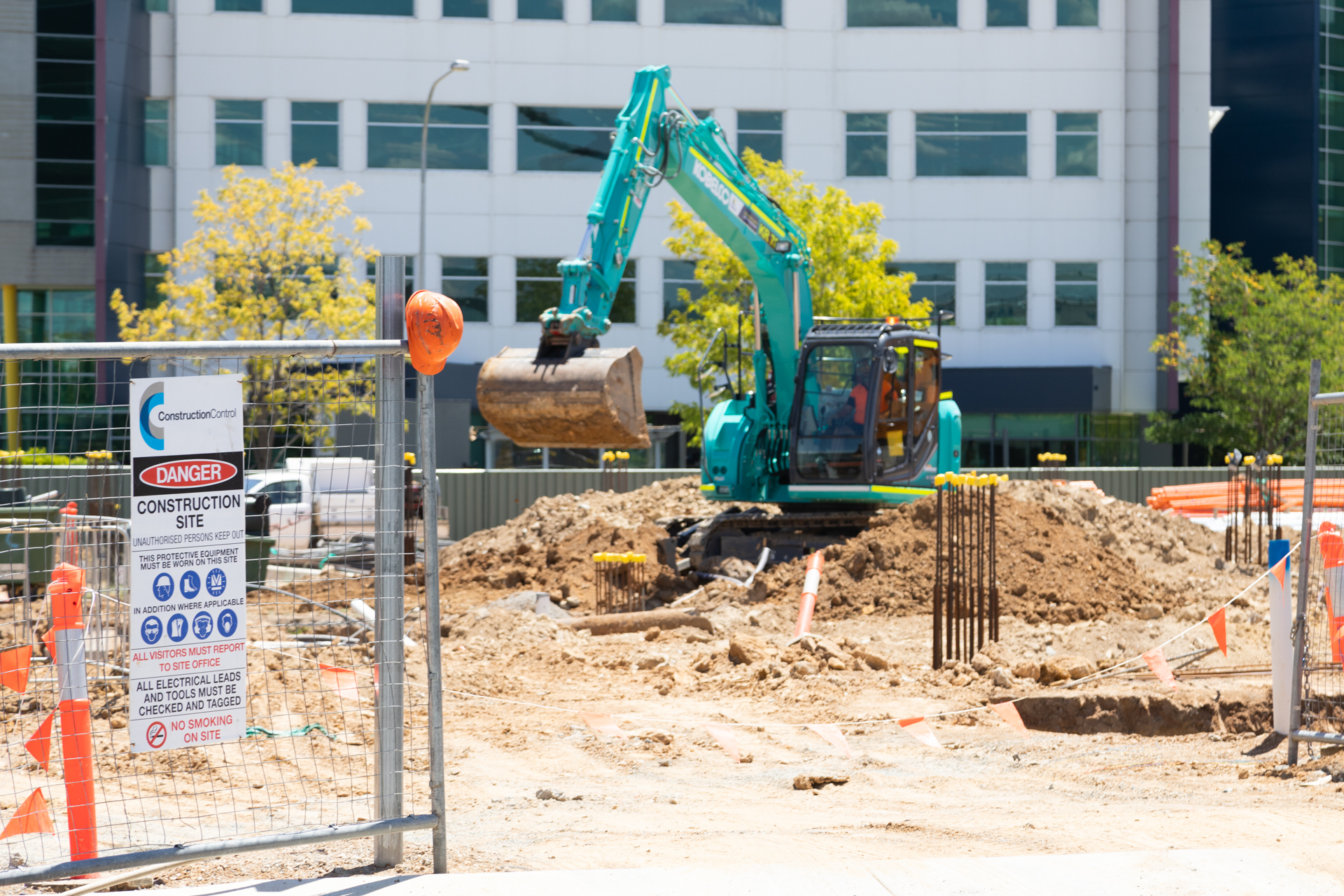 Commercial construction site. Photo: Michelle Kroll